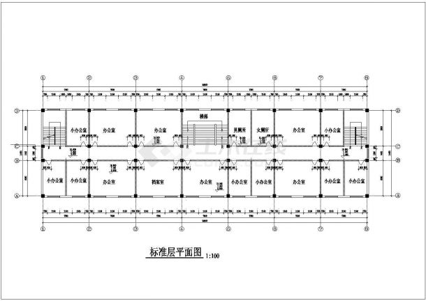 2800平米框架5层医院建筑结构施工图（含计算书）-图二