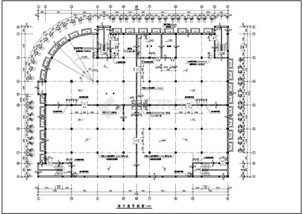 某地商场建筑施工图（含设计说明）-图二