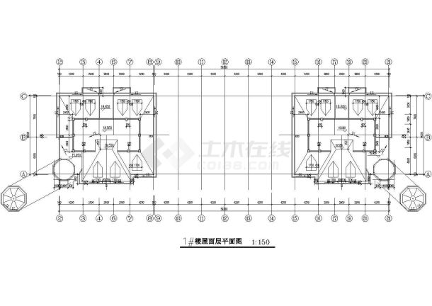 某地商业广场建筑图纸（共10张）-图二