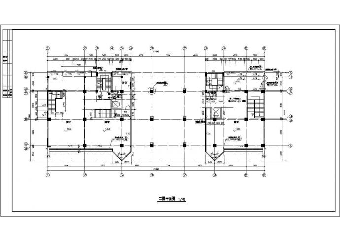 一套详细的商住楼建筑图（含设计说明）_图1