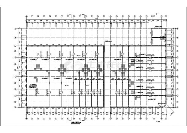 现代欧式大型商场建筑设计CAD图纸-图二