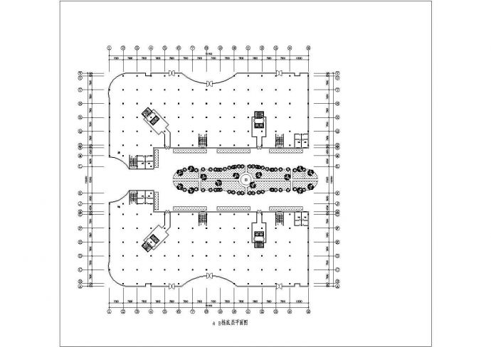 十八层电梯商住楼建筑图纸（标注详细）_图1