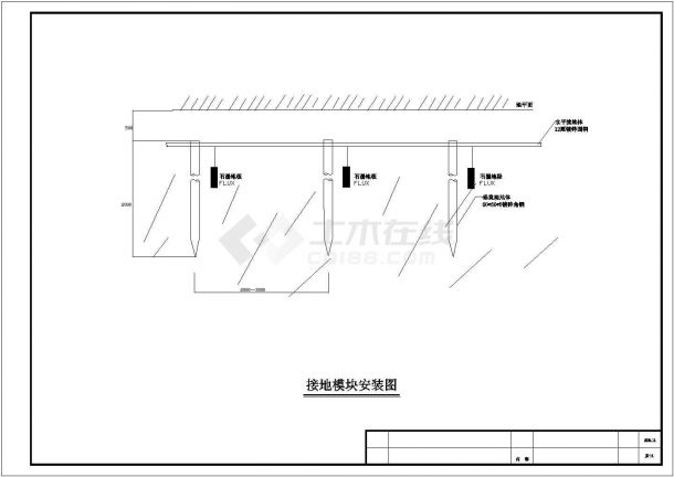 闭路监控系统防雷安装图、接线图及保护示意图-图二