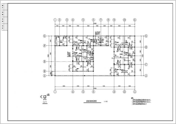 砌体住宅结构设计施工图（单层+条形基础）_图1
