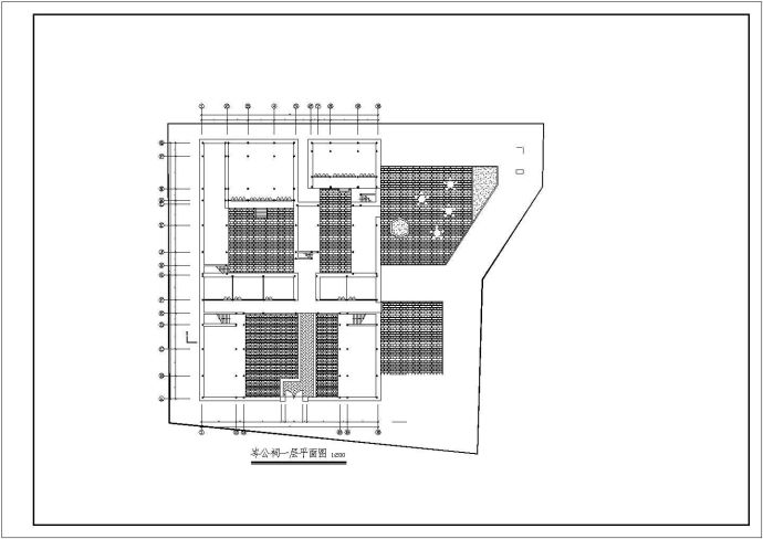 某地区古建整修施工cad图纸全套_图1