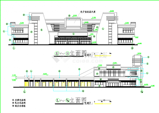 某市汽车客运站结构设计施工图纸-图一