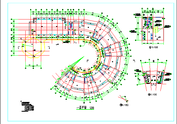 某市中心幼儿园建筑CAD设计图纸_图1