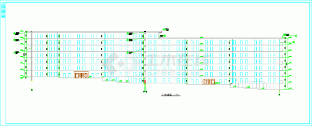 某学校学生公寓建筑CAD设计施工图纸-图二