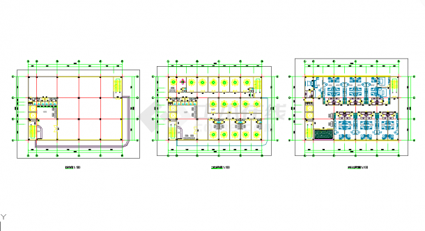 某地区酒店建筑方案CAD设计全套图纸-图一