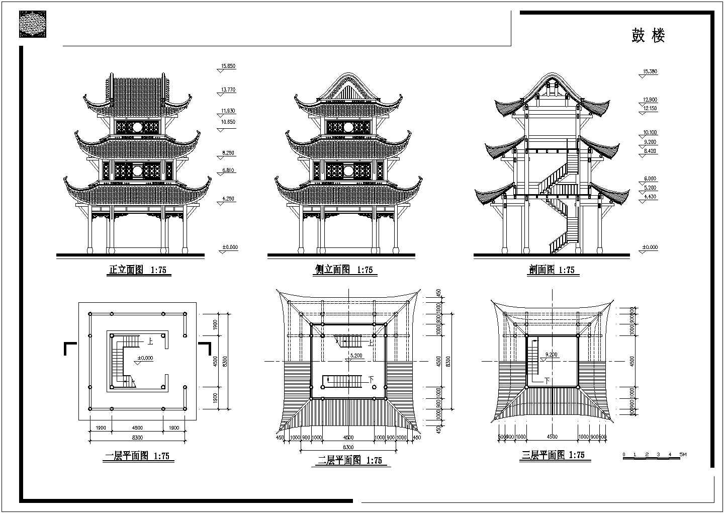 某寺庙保护修复规划建筑设计施工图