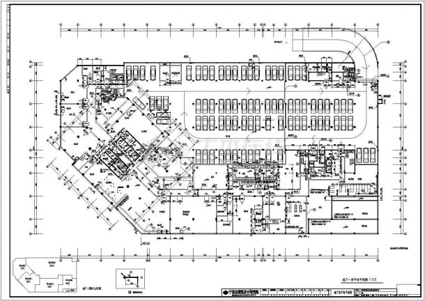 某国际大酒店及国际商贸中心建筑施工图-图一