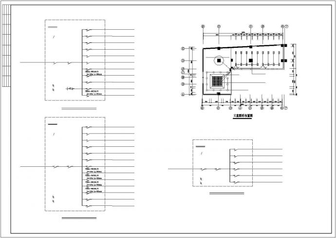 某地会所商业建筑电气cad设计施工图_图1