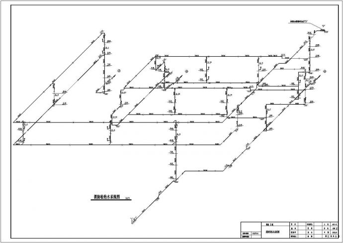 某地污水排水处理设计方案施工CAD图_图1