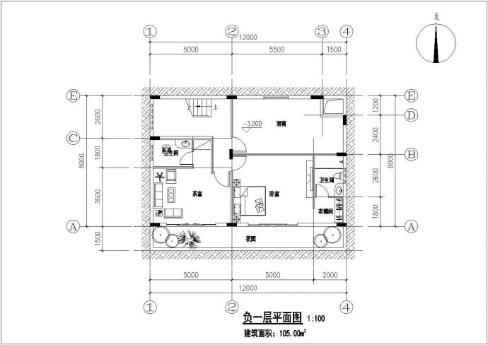 某地小型三层独栋欧式别墅建筑方案图_图1