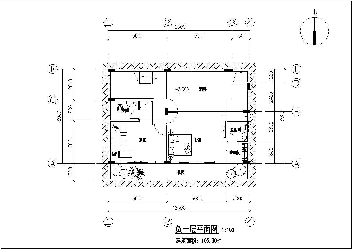 某地小型三层独栋欧式别墅建筑方案图