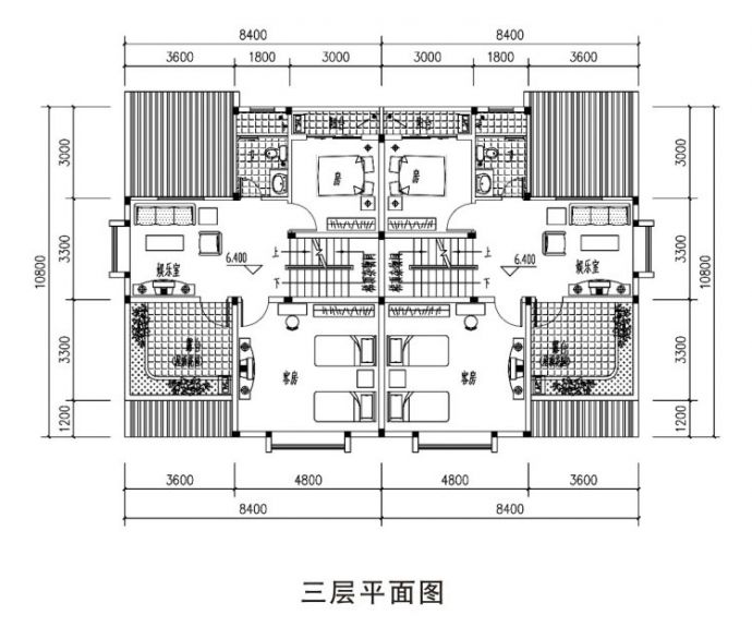 150平方米框架结构紧凑型别墅设计cad图，含设计说明_图1