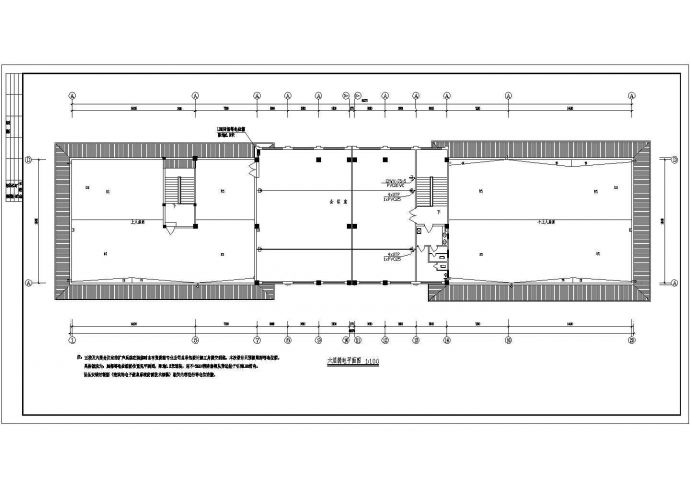 某事业单位6层小办公楼电气设计施工图_图1