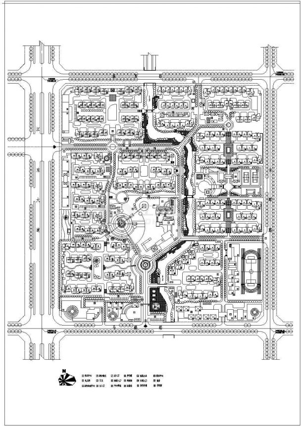 超级实惠的46套多层住宅小区规划图纸大整合-图二