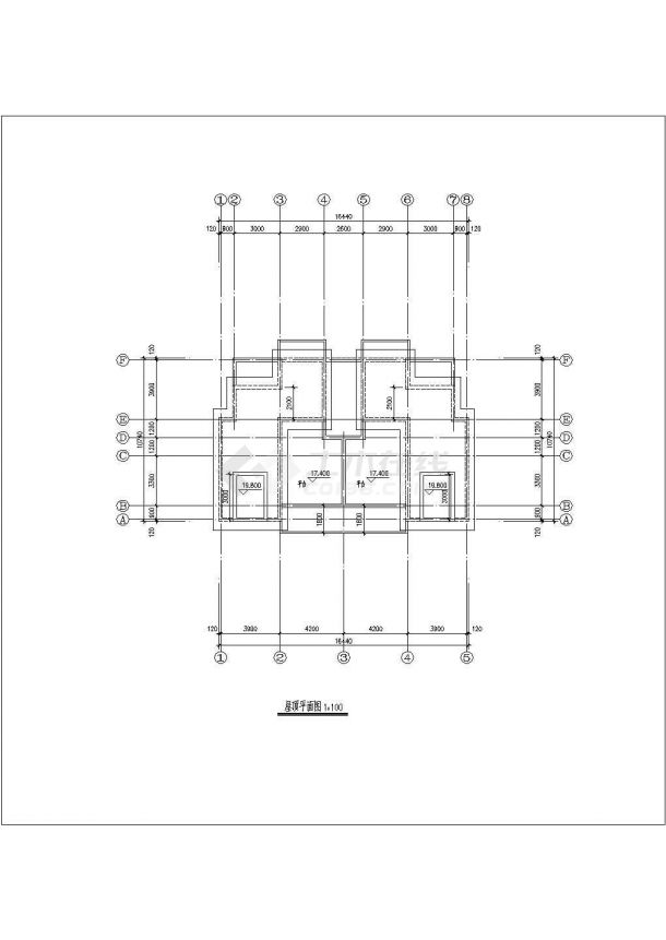 比较详细的多层住宅楼建筑施工图纸（共13张）-图一