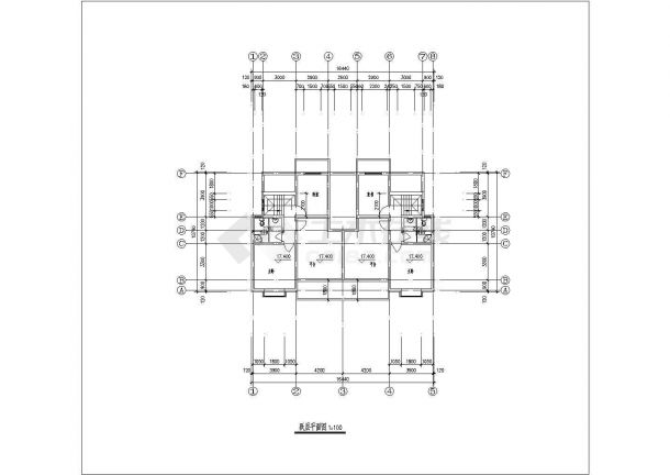 比较详细的多层住宅楼建筑施工图纸（共13张）-图二