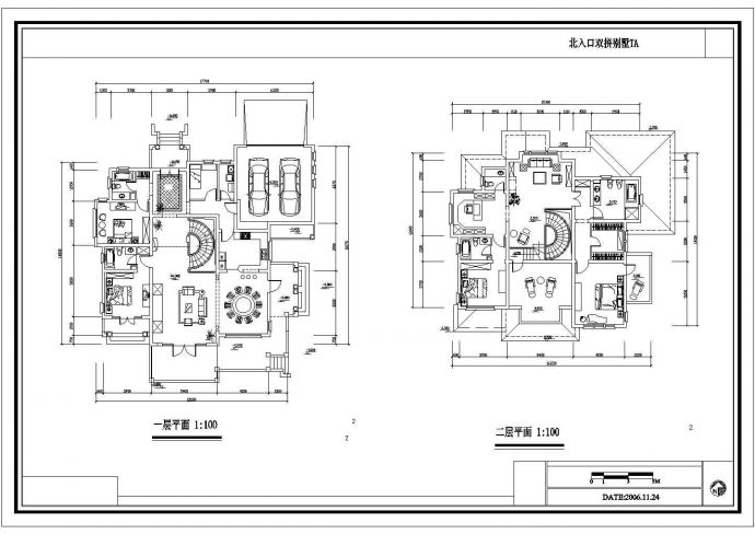 某地小型精美二层别墅建筑设计方案图_图1