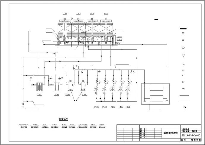 某药厂车间给排水系统cad施工设计详图_图1
