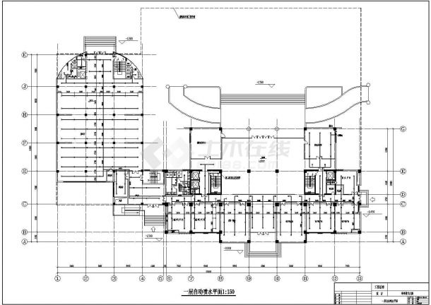 某地区二十一层框架结构科研楼给排水消防设计图-图二
