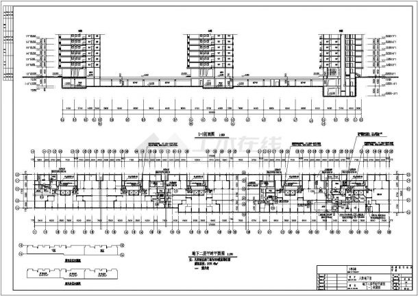 [武汉]某上城1号楼三十二层塔式住宅楼建筑施工图（一梯四户）-图一