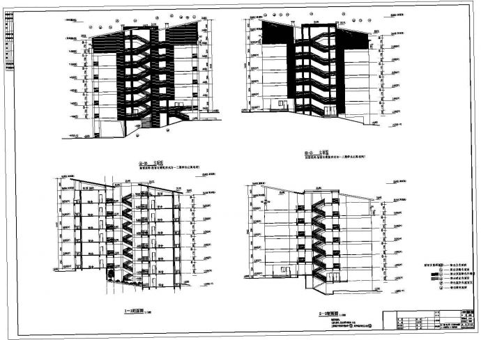 某综合培训楼建筑CAD设计施工图_图1