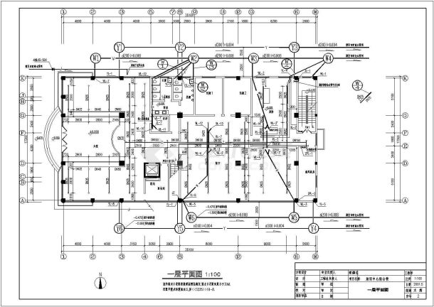 一栋9层的综合楼给排水设计施工图-图二