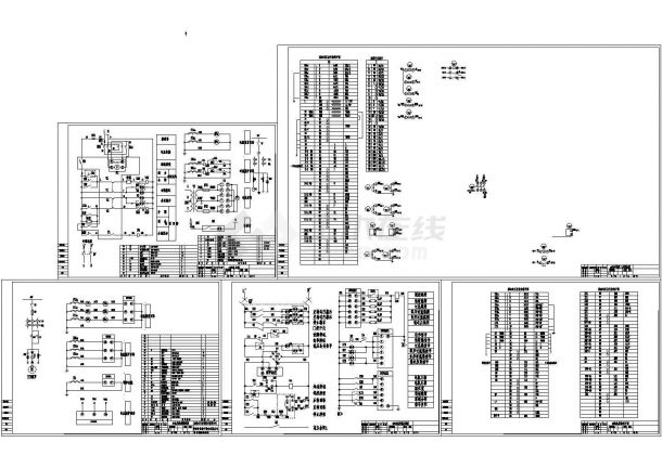 高压进线柜和电机柜及二次原理图-图一