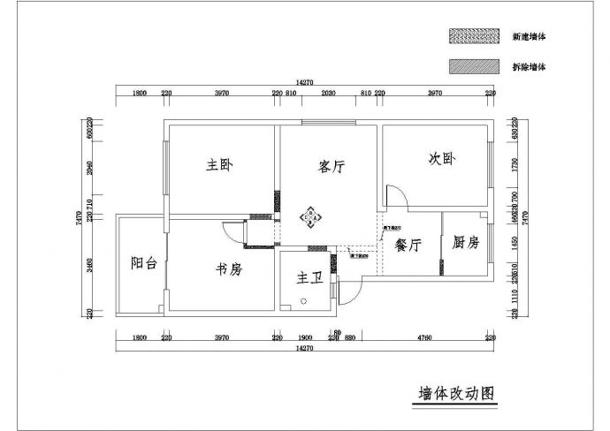 某地区现代欧式家装室内设计cad施工图_图1