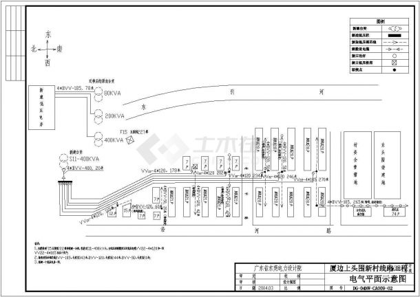某工程低压电气控制CAD设计图纸-图一