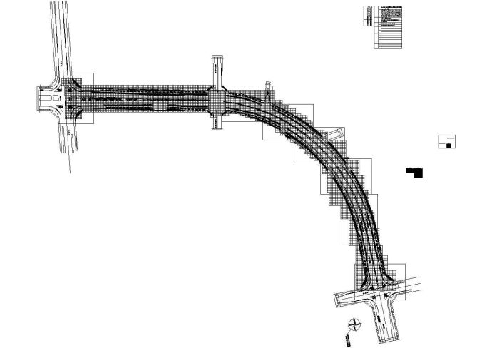 某道路绿化图纸._图1