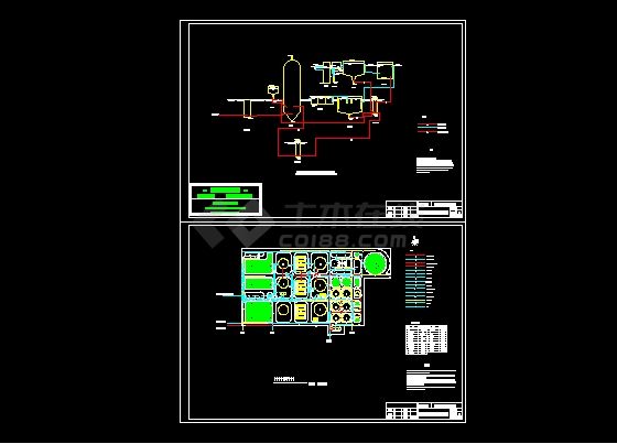 城镇污水处理厂设计图-图一