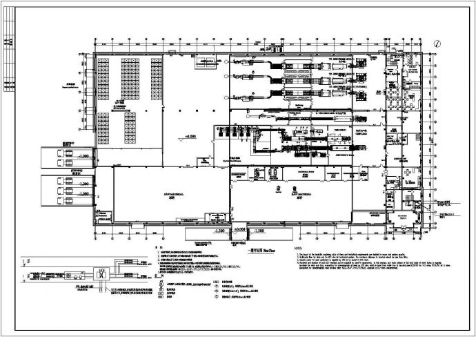 上海某工厂电气cad施工设计图纸_图1