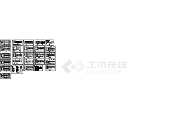 某2570平方米四层砖混结构中学教学楼建筑结构方案图-图一