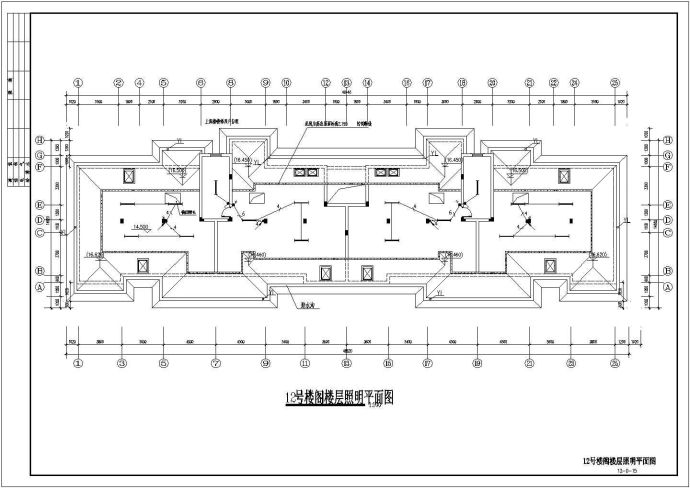 某小区5层花园洋房电气设计施工图_图1