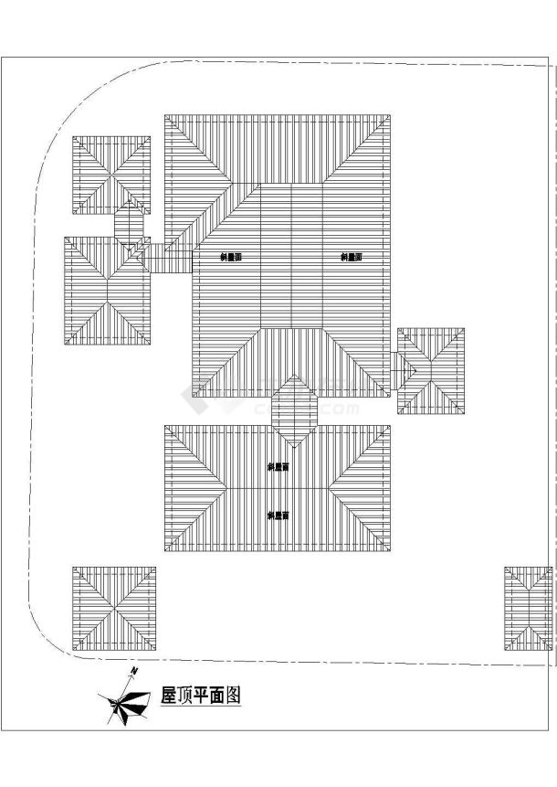 某地大型新加坡设计的豪华别墅建筑图-图二