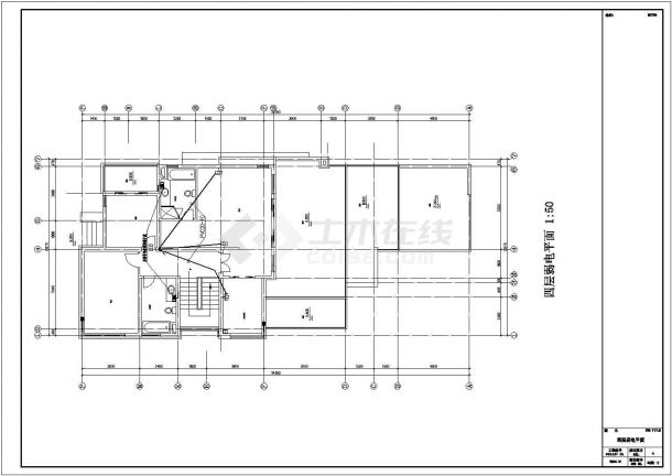 别墅电气设计方案与施工CAD全套图纸-图二