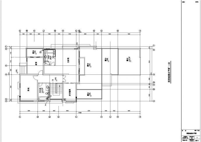 某别墅弱电设计方案与施工全套CAD图纸_图1