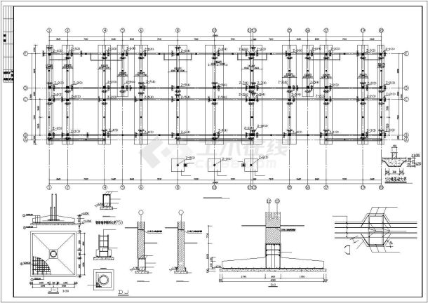 某框架结构综合楼建筑全套施工图纸-图一