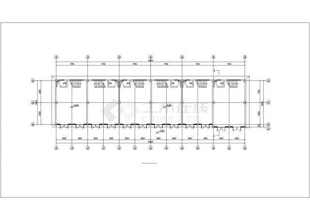 某3层徽派住宅楼建筑施工图纸（共14张）-图二