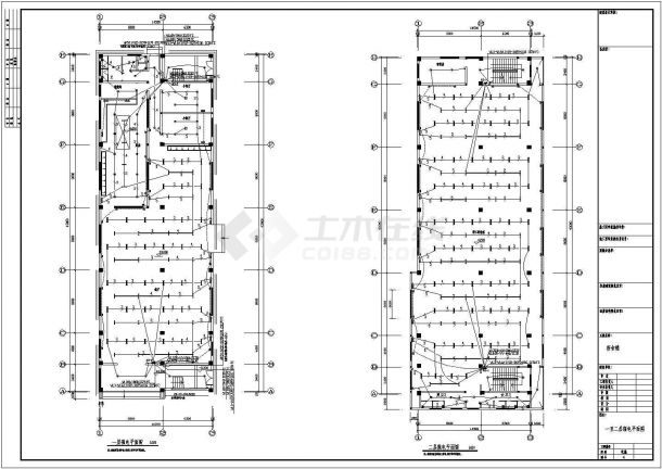公寓宿舍楼电气设计与施工方案全套CAD详图-图一