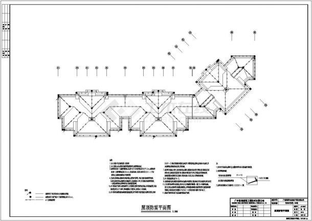 某现代都市小区住宅楼建筑全套设计施工图纸-图二