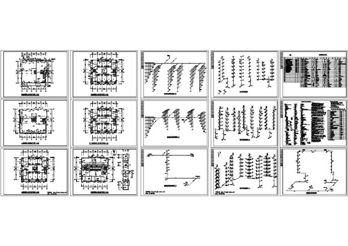 某8层单身公寓楼给排水设计cad施工图（含设计说明）_图1