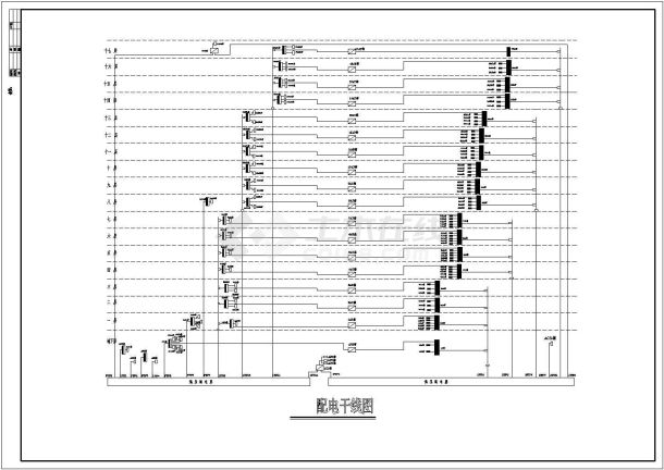 住宅楼系统电气设计方案与施工全套CAD图纸-图二