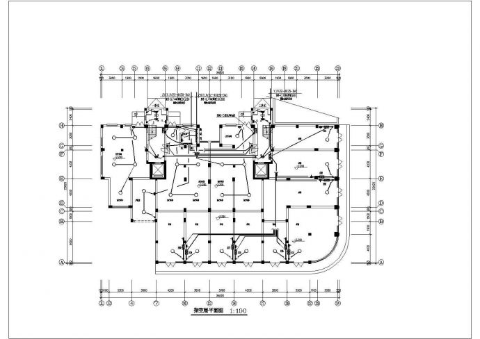 经济适用房电气设计方案与施工全套CAD图纸_图1