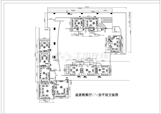 某地益富歌舞厅KTV包间装修图（共19张）-图一