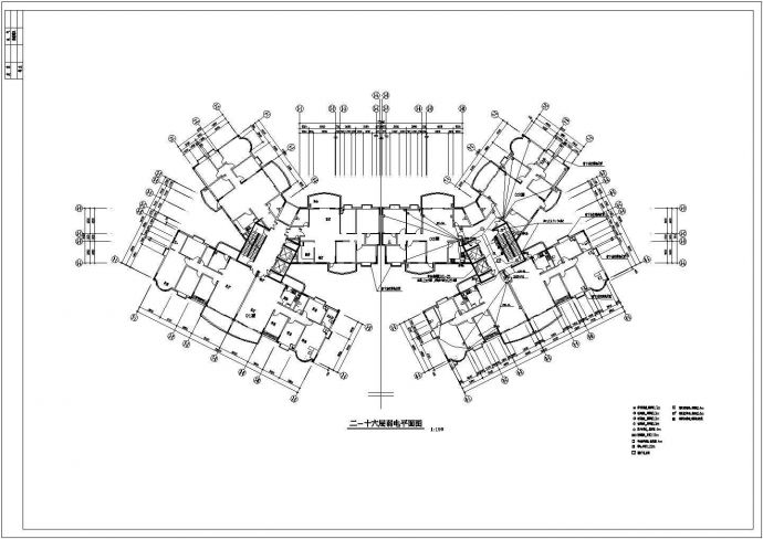 住宅楼电气施工设计方案全套CAD图纸_图1